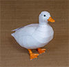 Papercraft call duck model kit, second view