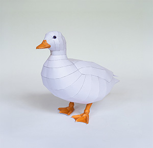 Papercraft Model Duck
